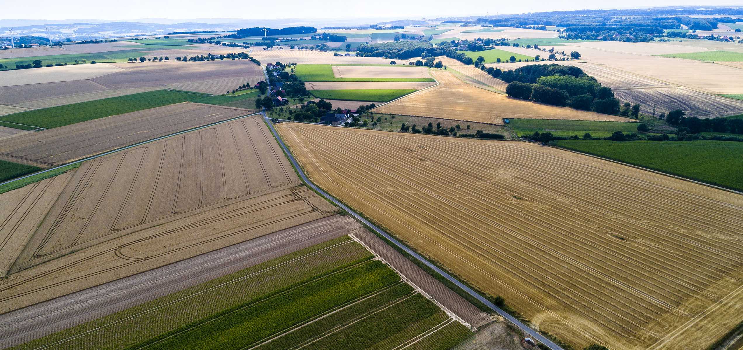 aerial view of a country side with agricultural vqn26p7 min - Прикарпатські громади ознайомилися з організацією електронних земельних аукціонів